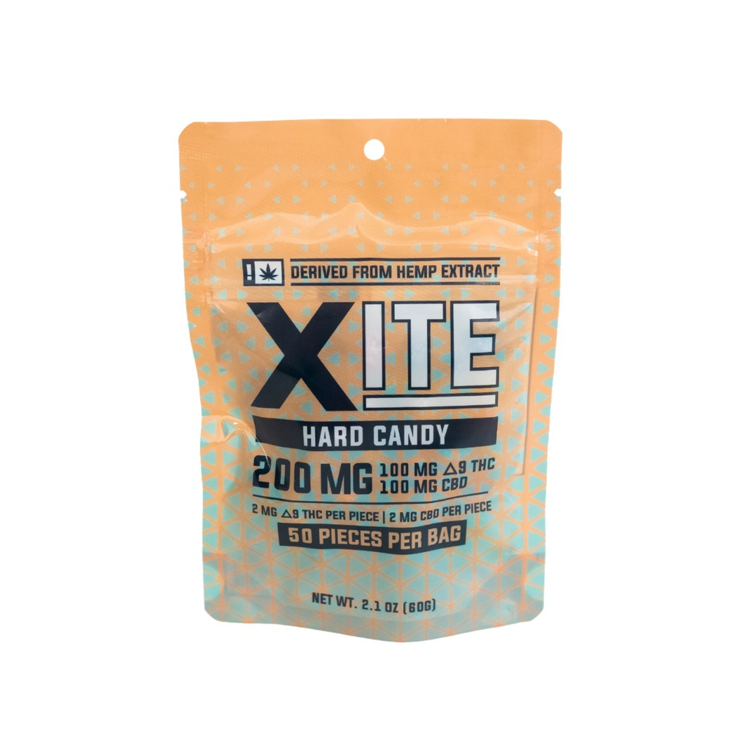 featured image thumbnail for post Xite Delta-9 Hard Candy (THC/CBD)