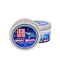 featured image thumbnail for post Great White Kratom  | 150 Jumbo (1g) Capsules 