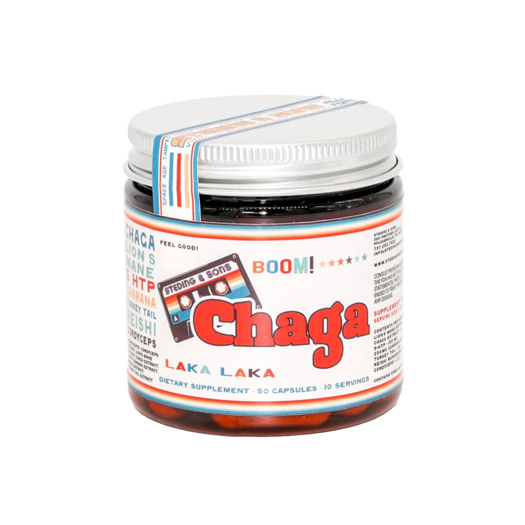 featured image thumbnail for post 1836 Fitness | Boom! Chaga Laka Laka Capsules